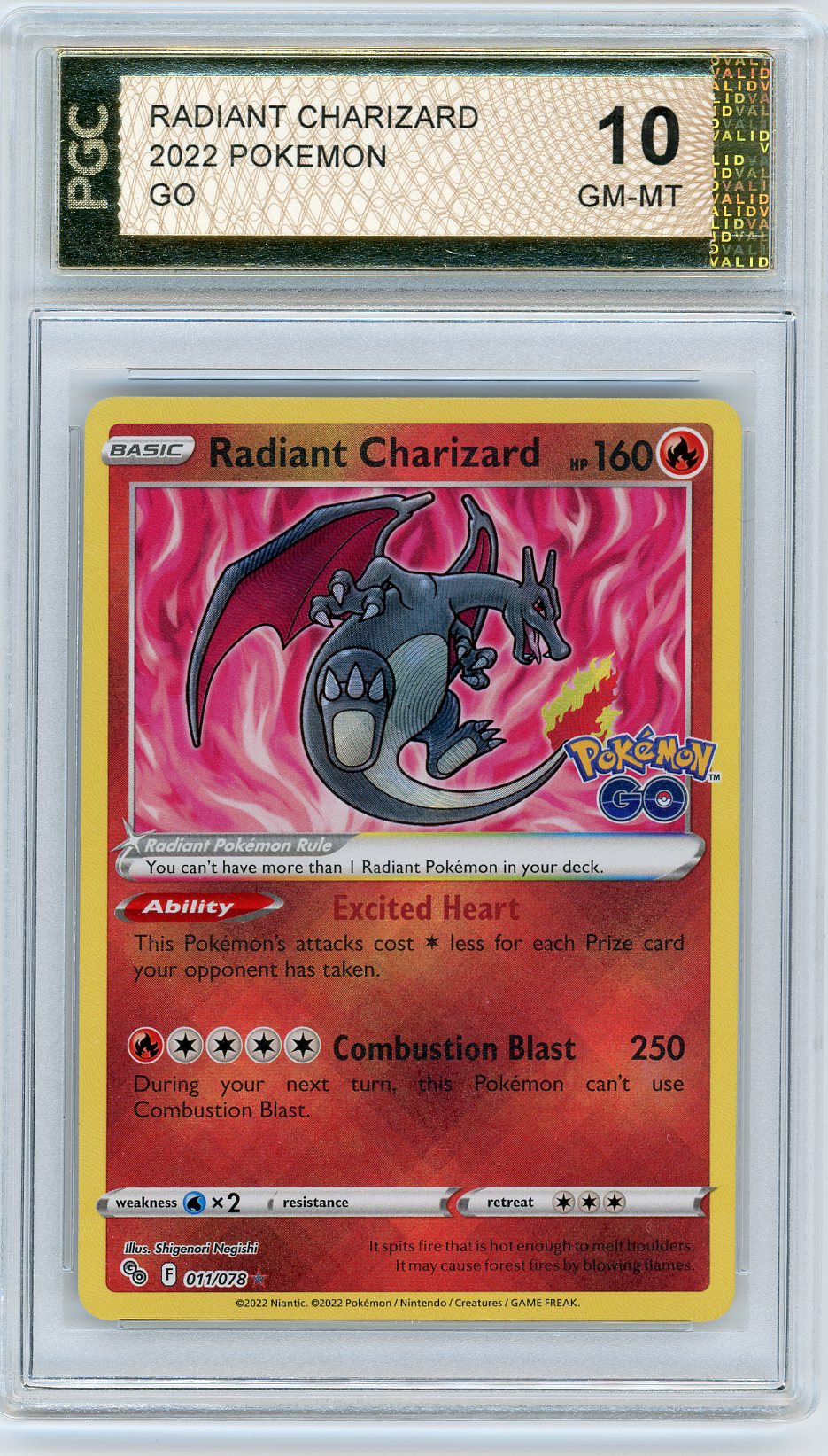 RADIANT CHARIZARD PGC RADIANT CHARIZARD PGC